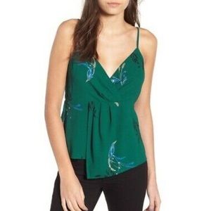 LETIH Green Floral Cami